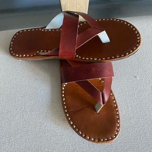 Leather sandals